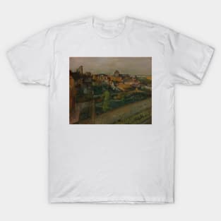 View of Saint-Valery-sur-Somme by Edgar Degas T-Shirt